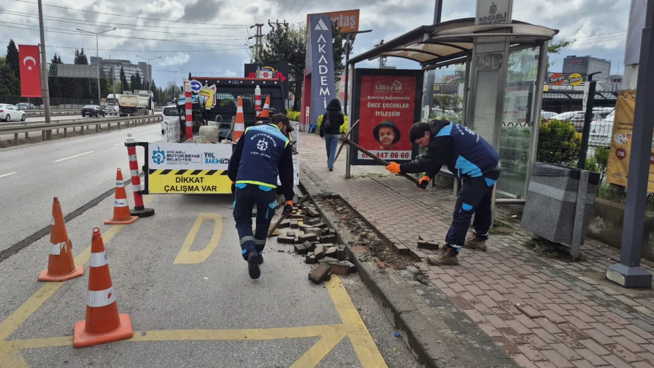 Kocaeli'den yaya yollarına konforlu dokunuş