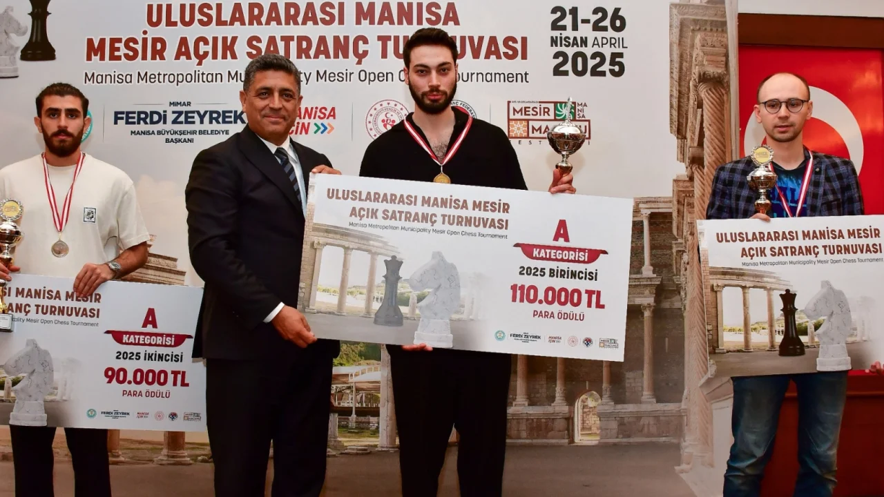 Manisa Festivali Satranç Turnuvası’nda şampiyon belli oldu