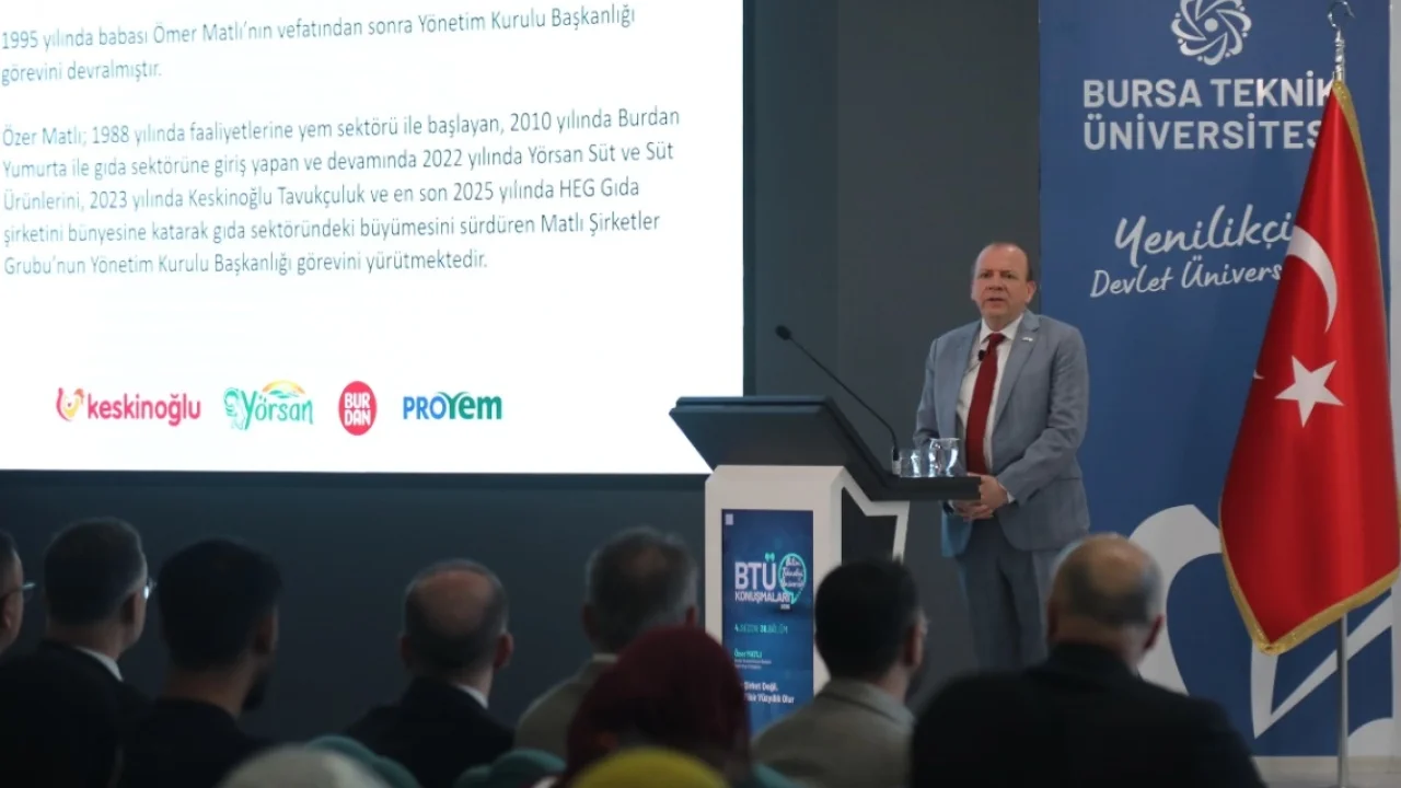 Özer Matlı üniversitelilerle tecrübe paylaştı