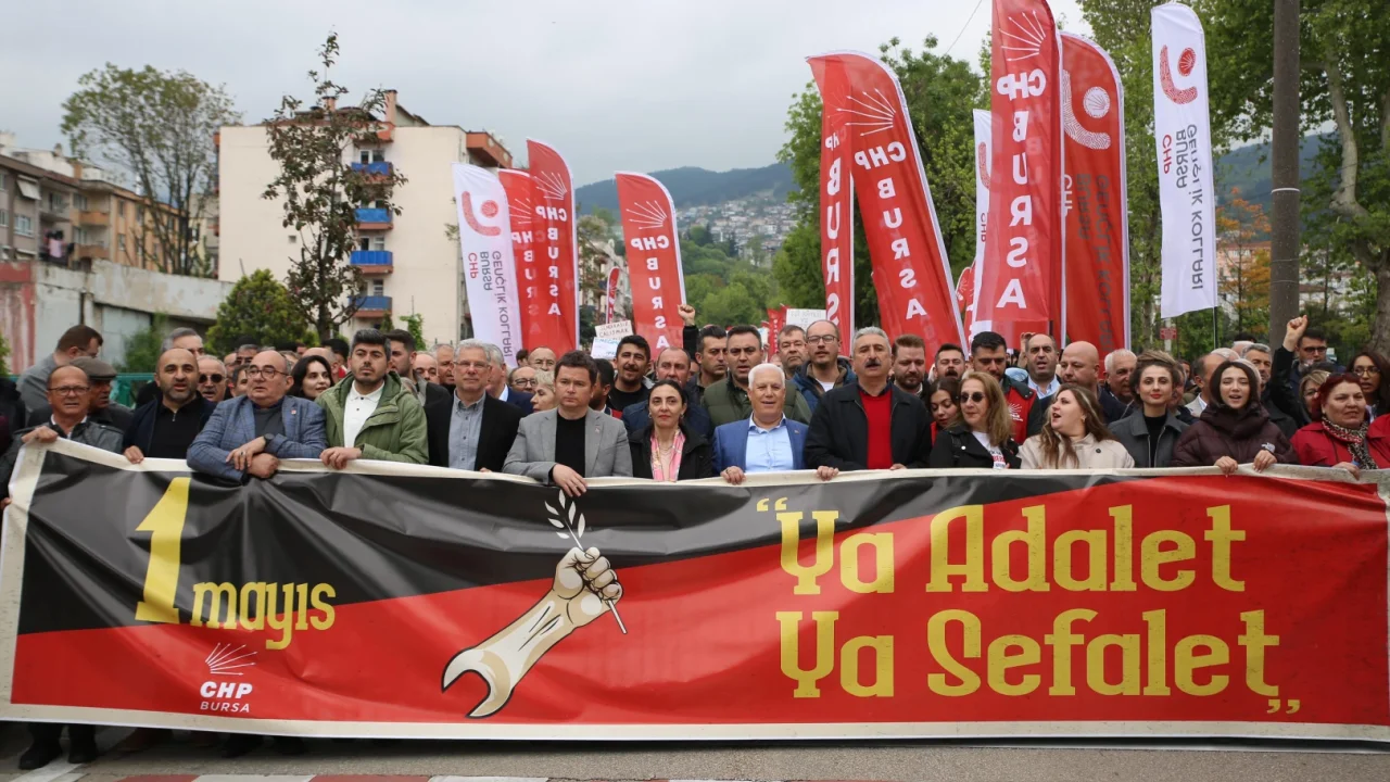 Bursa'da 1 Mayıs coşkusu