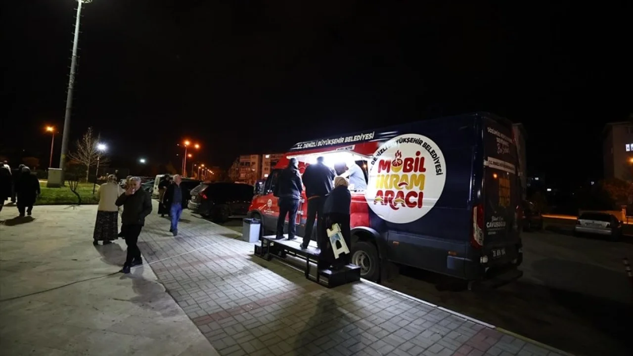Denizli Büyükşehir mobil ikram aracı 250 bin kişiye ulaştı