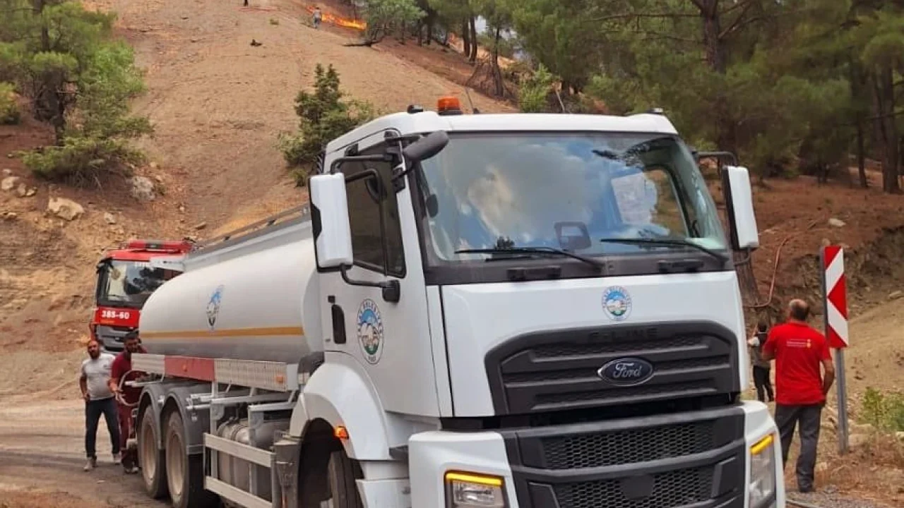 Kayseri Talas'tan K.Maraş yangınına destek