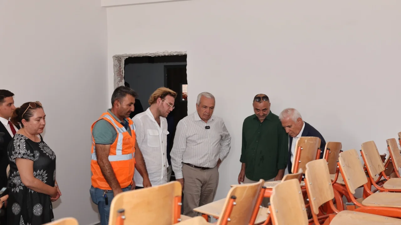 Bursa Nilüfer'de 23 Nisan'ın ilk devlet okulunda sona doğru