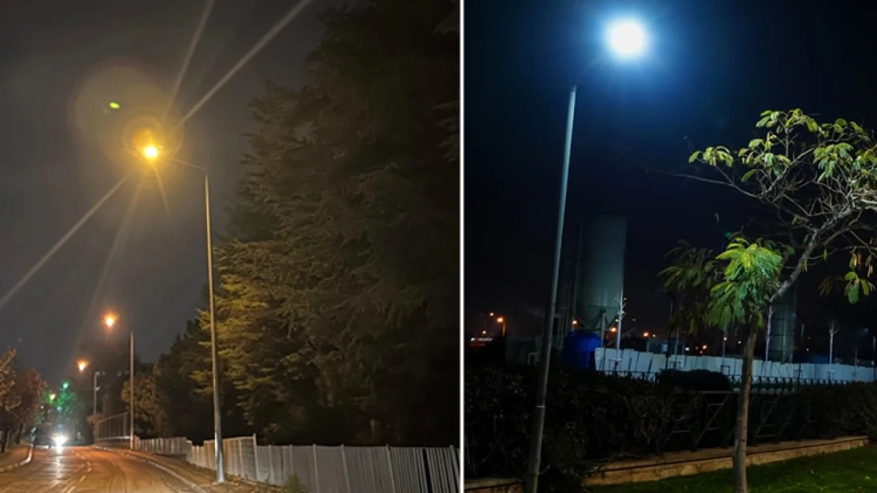 Sokak lambalarında UEDAŞ'tan LED dönüşüm