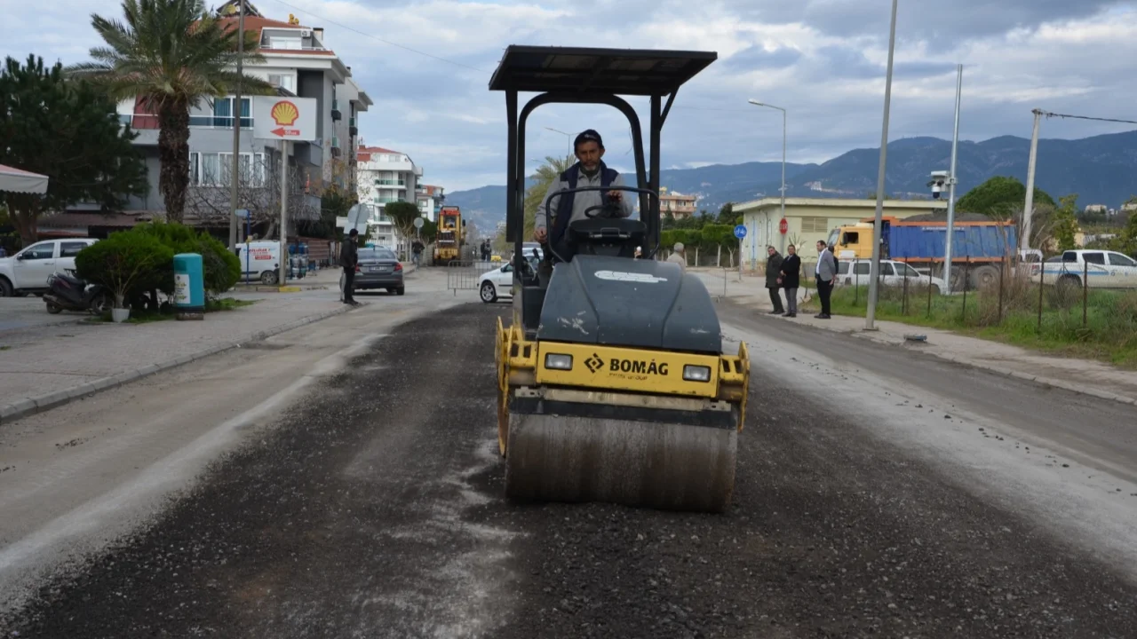 Antalya Büyükşehir’den Kestel yoluna bakım onarım