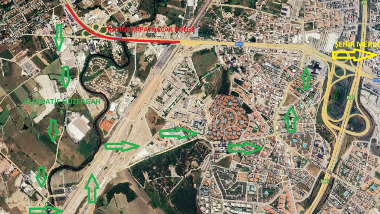 Bursa Geçit'te bu yol trafiğe kapatılacak
