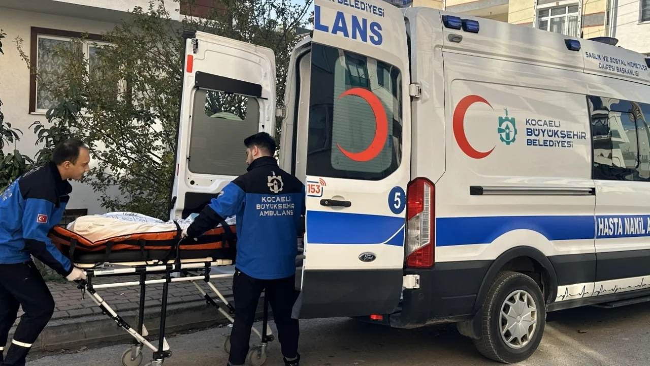 Kocaeli'de 'Hasta Nakil Ambulans'ı bir yılda 46 bin kişiye ulaştı