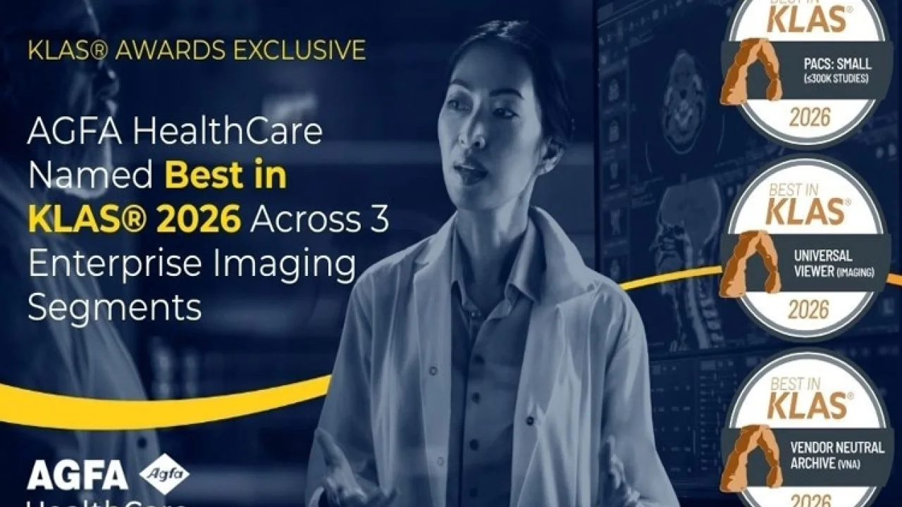 AGFA HealthCare, ABD'de üç farklı kategoride Best in KLAS® 2026 ödülüne layık görüldü