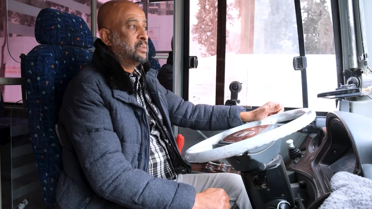 Bakan Kurum, Hataylı otobüs şoförünün yeni seferini paylaştı