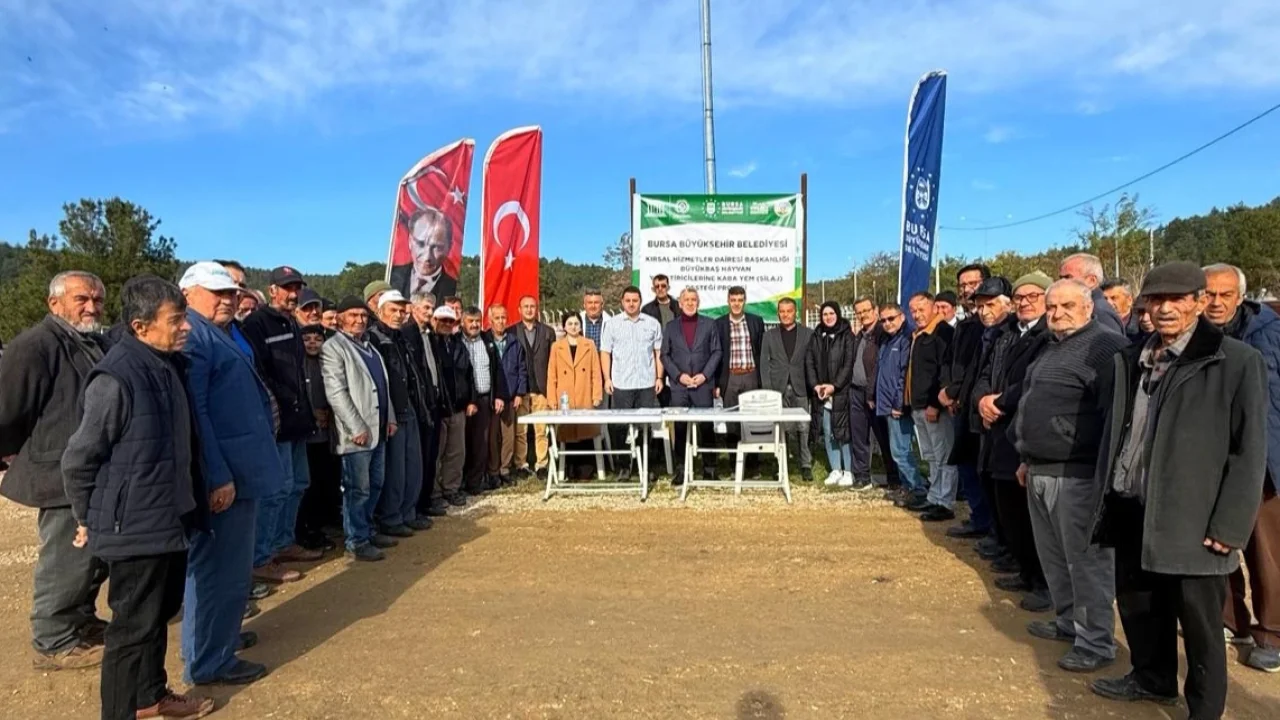 Bursa Büyükşehir'in kırsal kalkınma desteği sürüyor