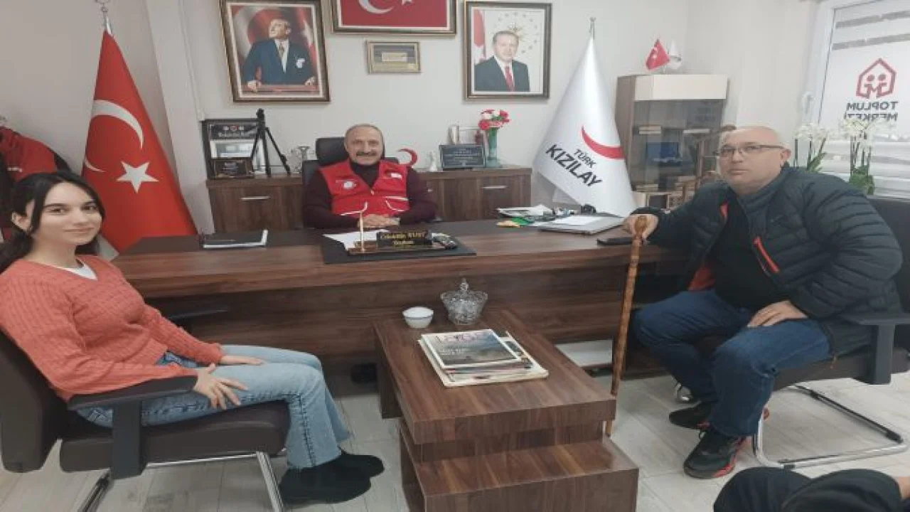 Frenci Ömer’den Kızılay’a Anlamlı Ziyaret
