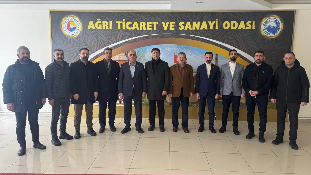 Ağrı’da mali müşavirlerden ATSO’ya ziyaret