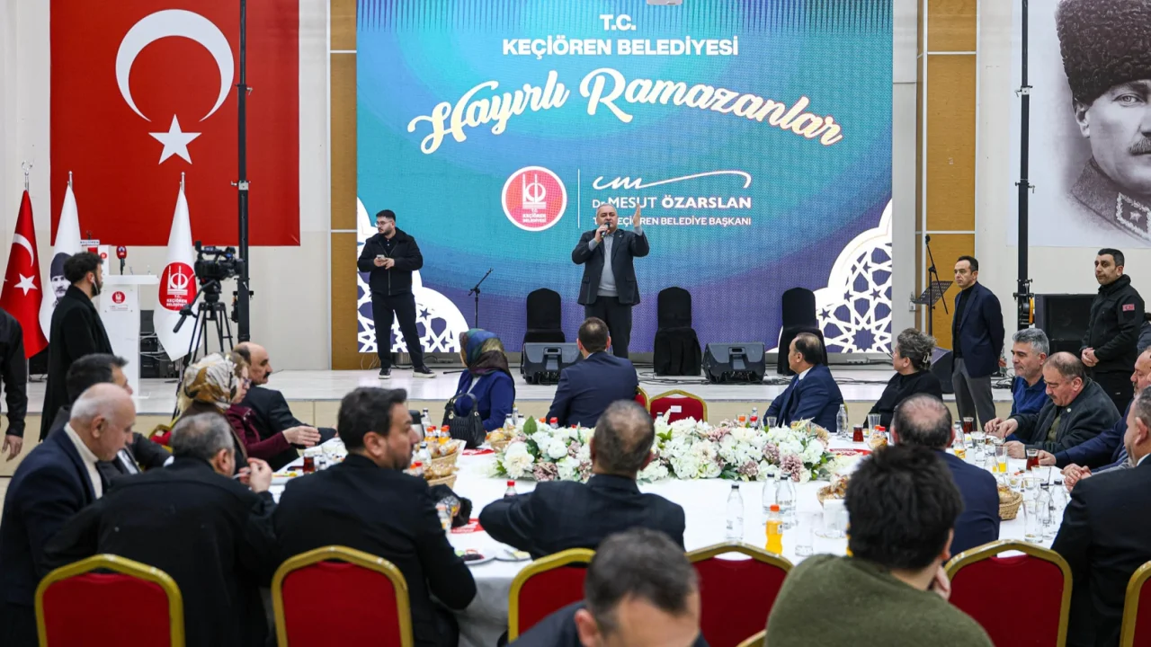 Ankara Keçiören’de berber esnafıyla Ramazan buluşması