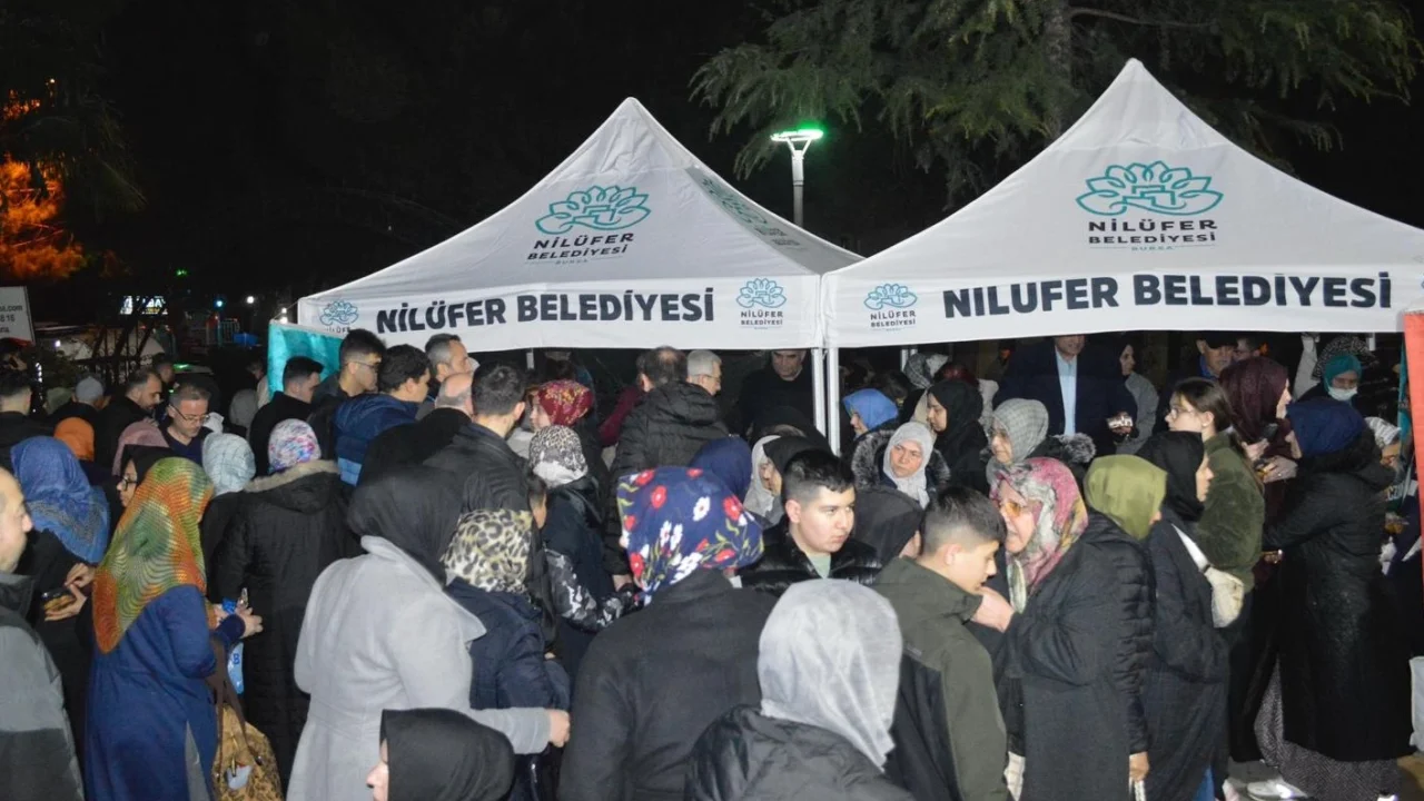 Bursa Nilüferliler o gecenin maneviyatını yaşadı