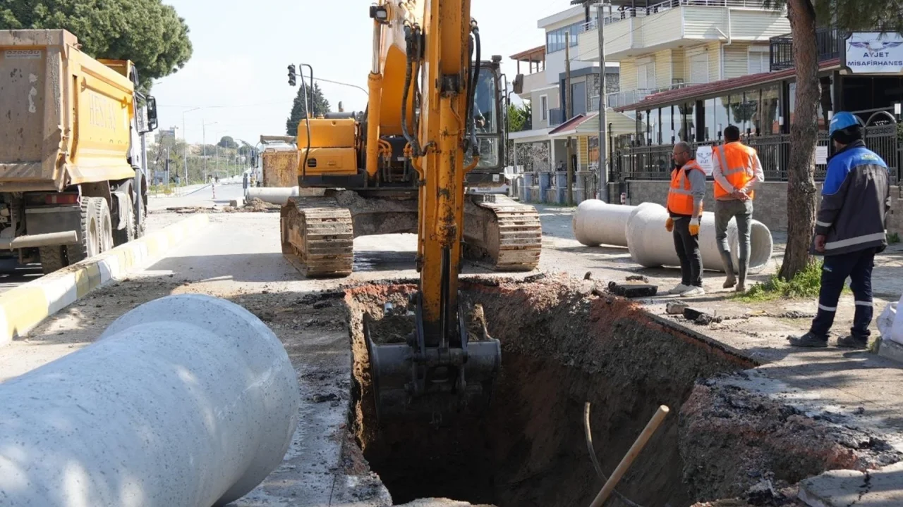 Balıkesir Burhaniye’de 50 yıllık altyapısı yenileniyor