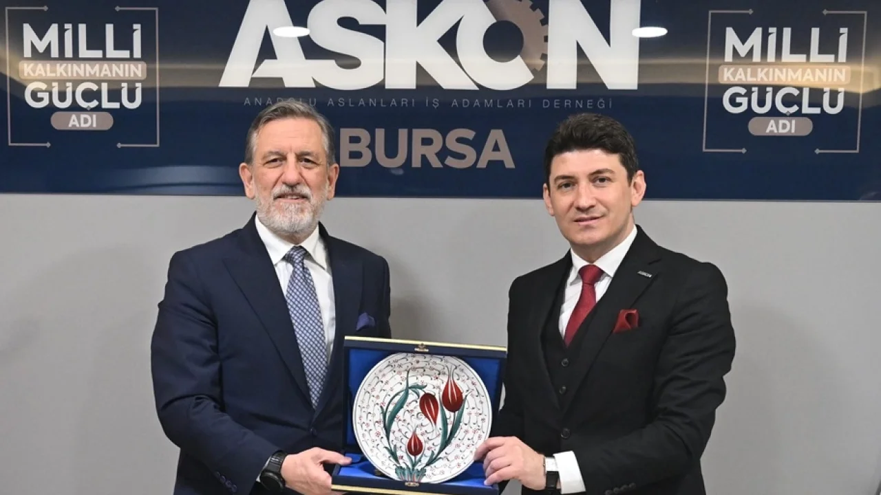Bursa iş dünyası ASKON’da buluştu... BTSO Başkanı Burkay’dan '2030 vizyonu' vurgusu