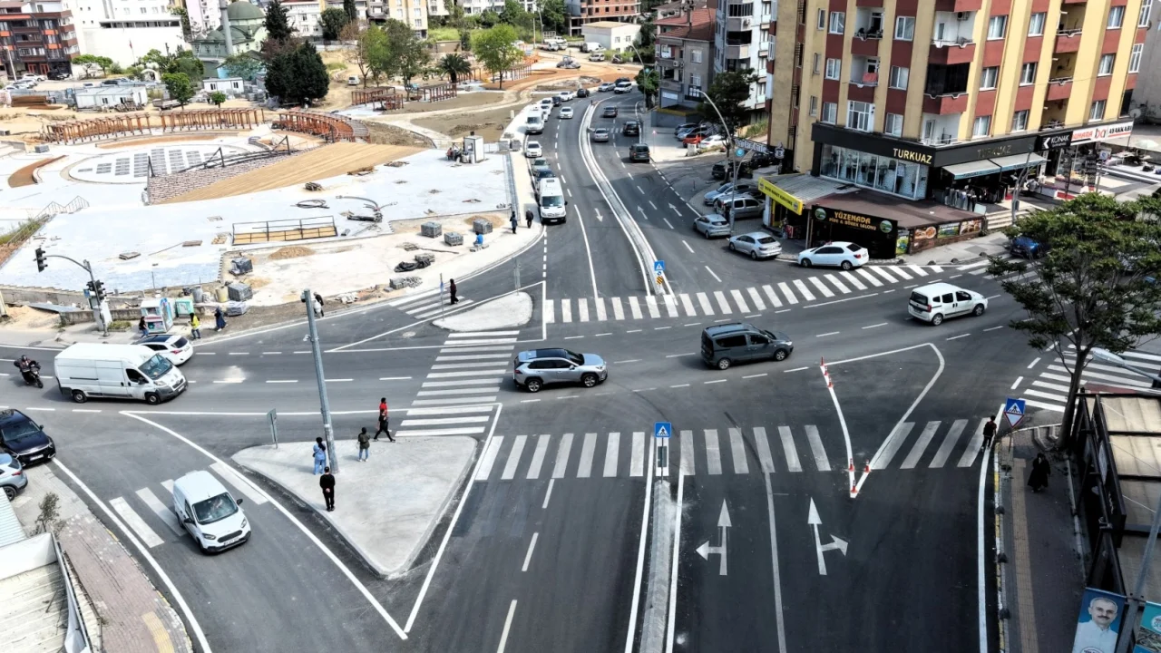 Çayırova’daki kavşakta Büyükşehir imzası