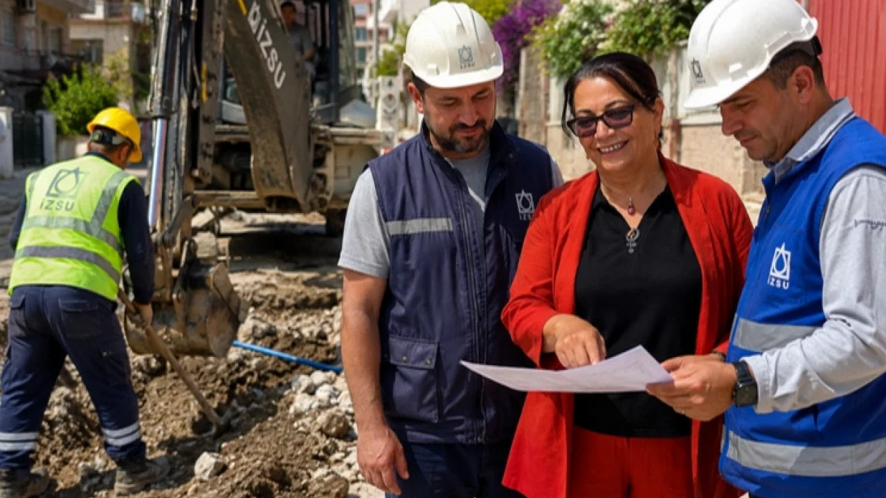 İzmir Devrim'de hizmet durmuyor
