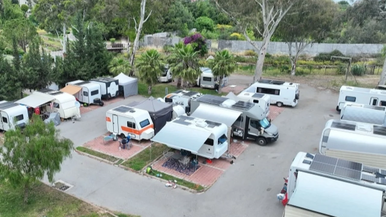 Konyaaltı Karavan Park’ta bayram yoğunluğu