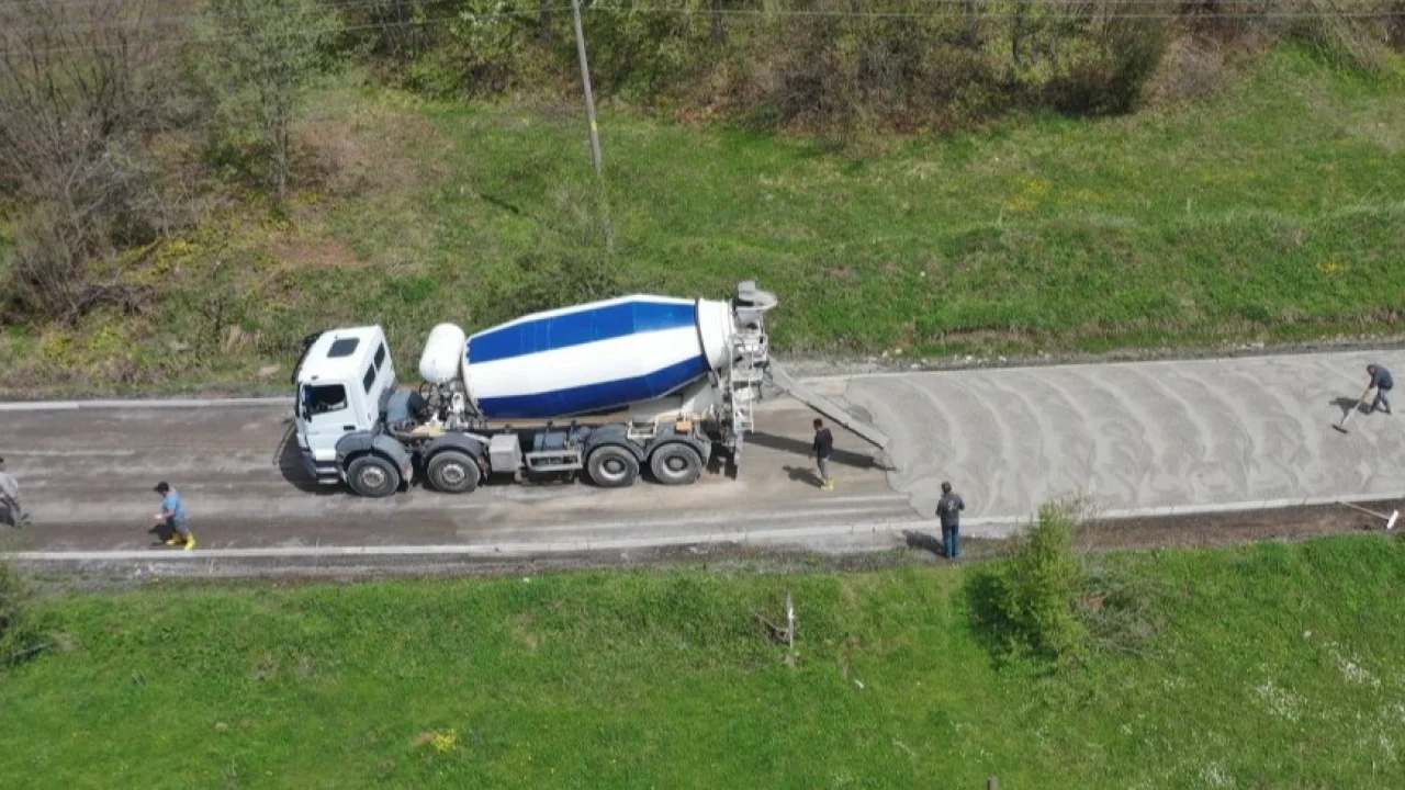 Ordu Büyükşehir’den Akkuş’a modern yol