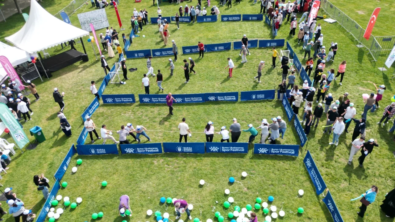 Spor Festivali’nde Bursalı özel çocukların mutlu günü