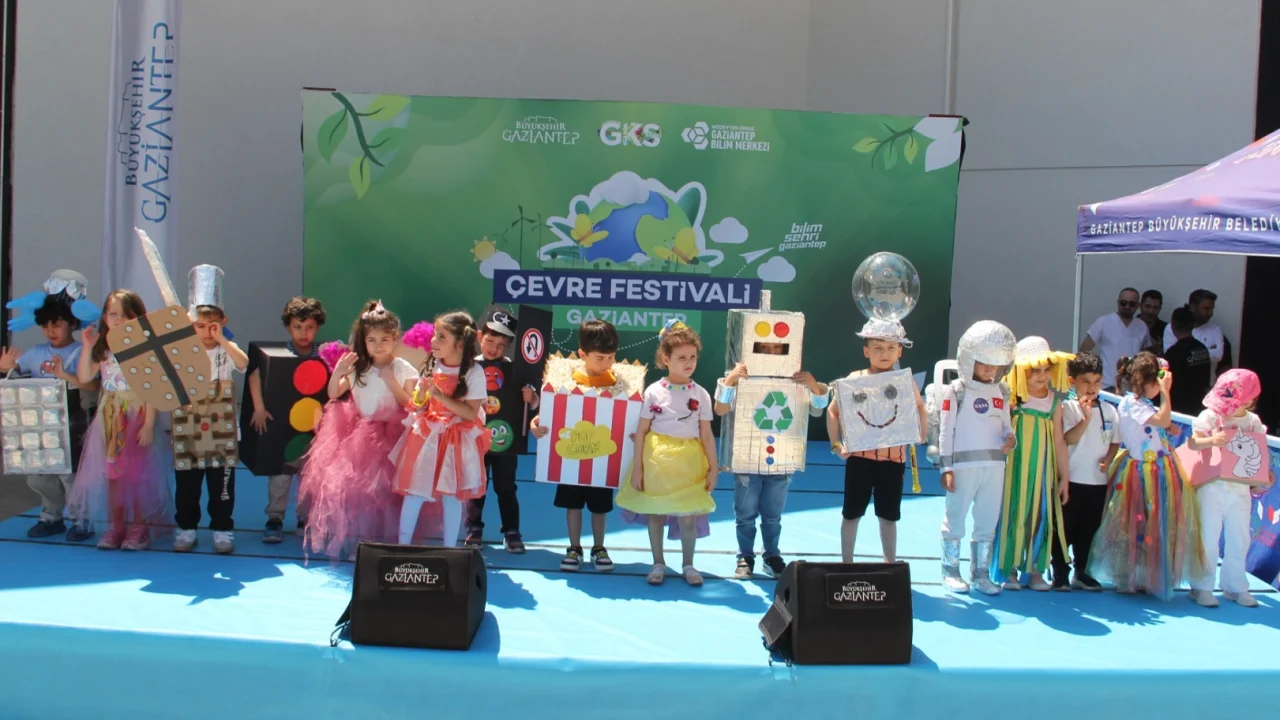 Çevre Festivali Gaziantep’te çocukları ve aileleri buluşturdu