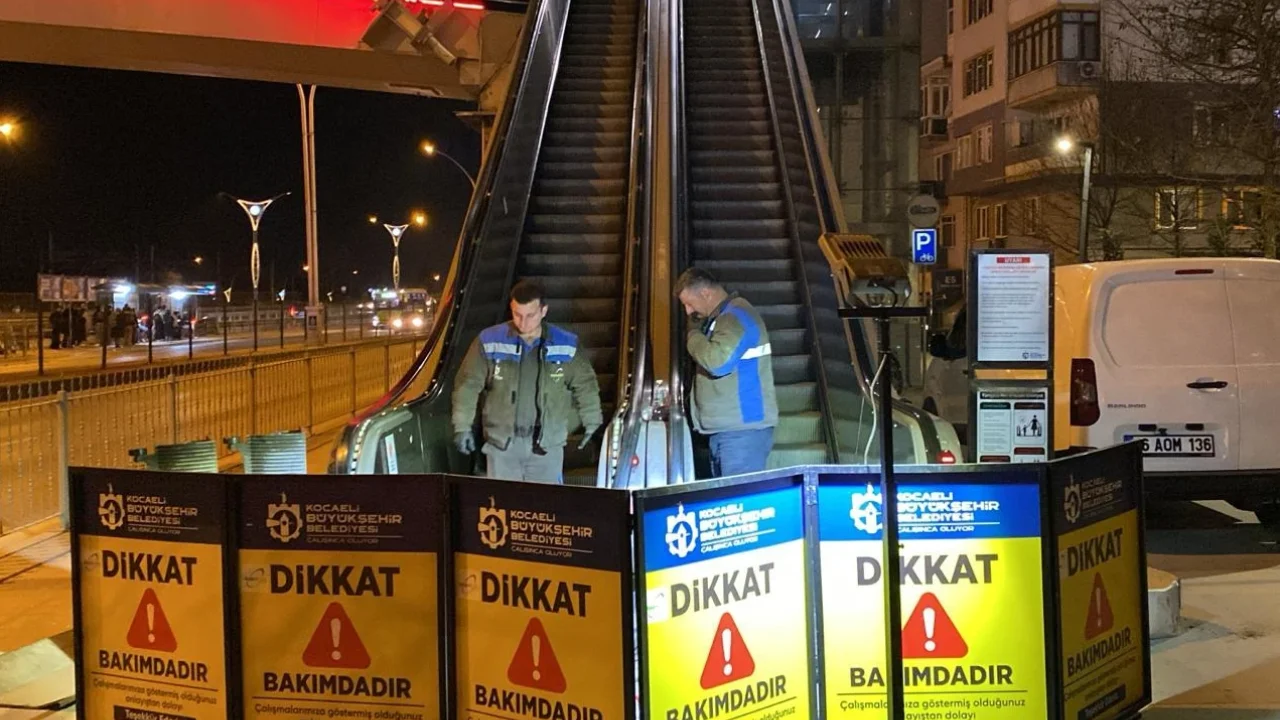 Kocaeli'de asansör ve yürüyen merdivenlere sıkı takip
