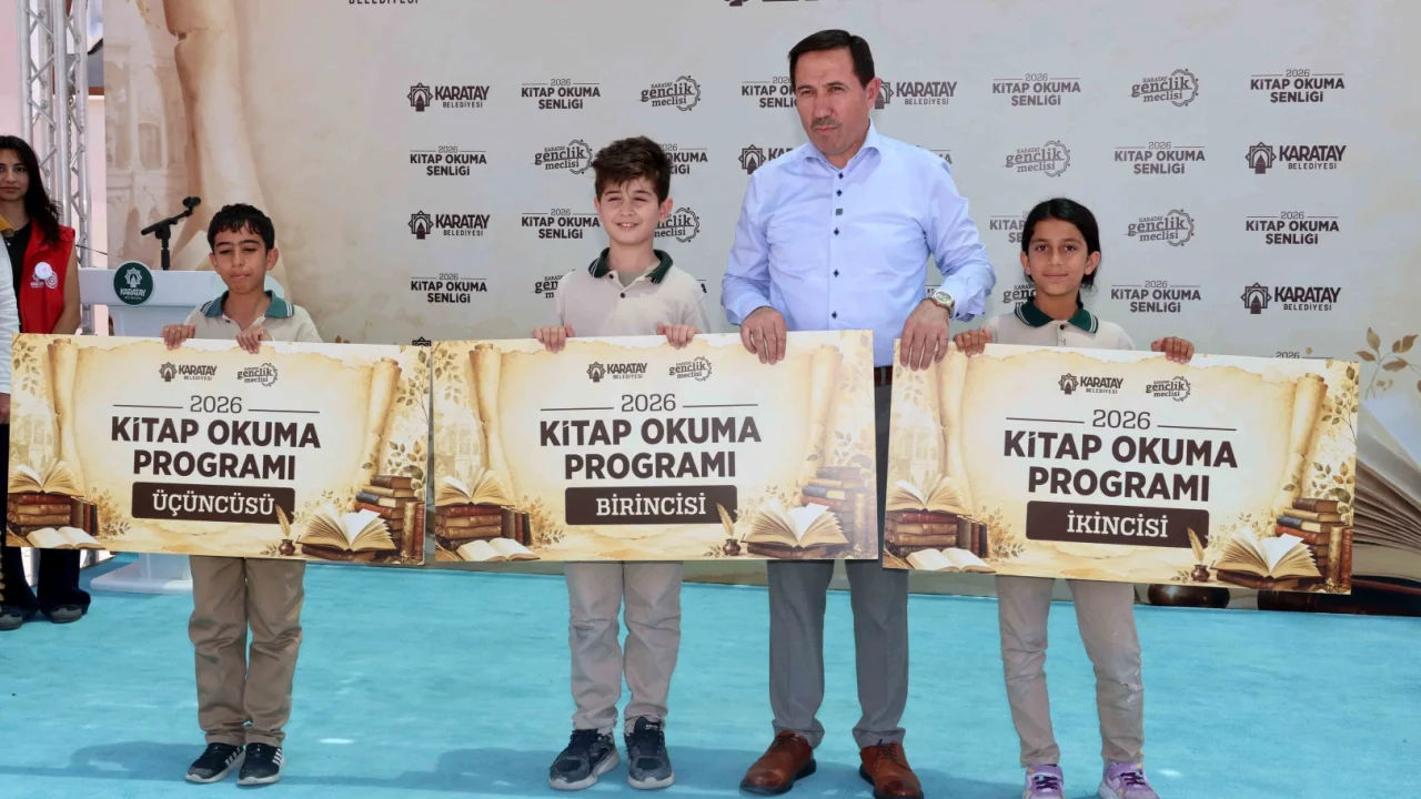 Konya Karatay'da kitap okuma projesi şenliklerle tamamlandı