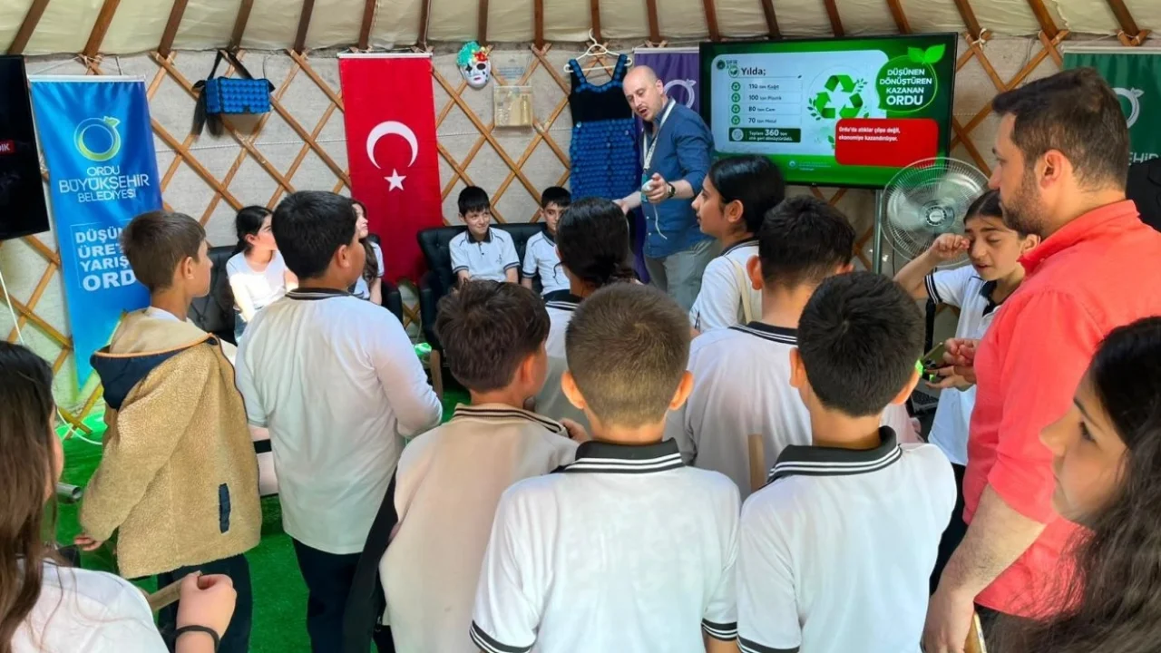 Ordu Büyükşehir Belediyesi Sıfır Atık Festivali’nde çalışmalarını tanıttı