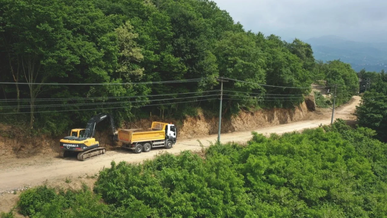Ordu Büyükşehir’den Boztepe yoluna güvenli dokunuş