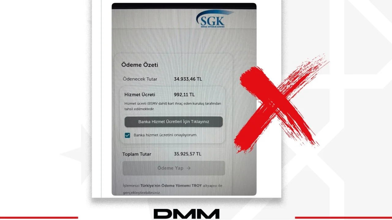 SGK ödemelerinde “banka ücreti alınıyor” iddiası asılsız!