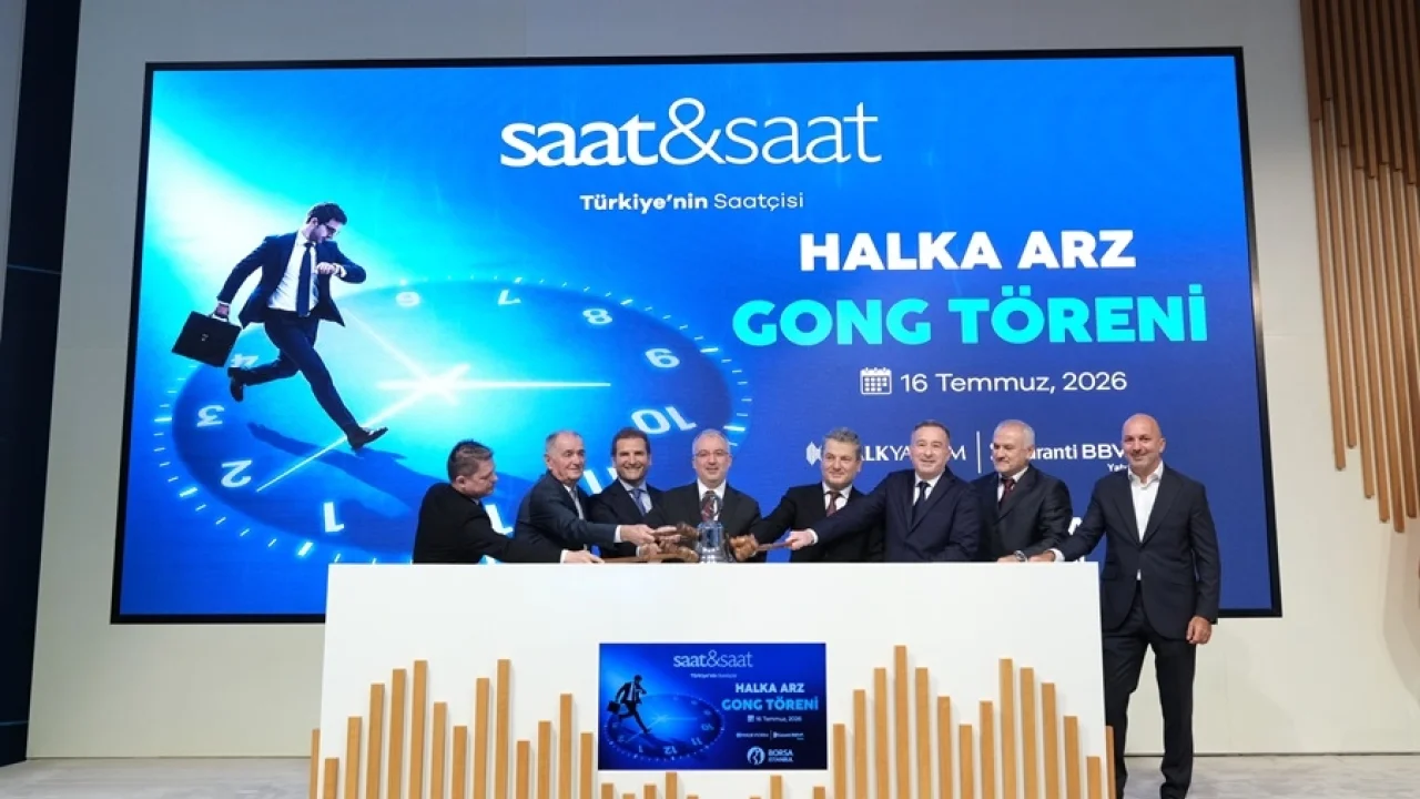 Borsa İstanbul’da gong 'Saat&Saat' için çaldı