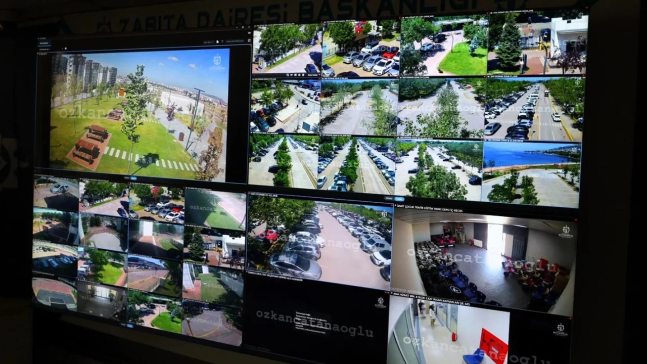 Kocaeli'de kameralar ve ekipler iş başında, güvenlik zirvede