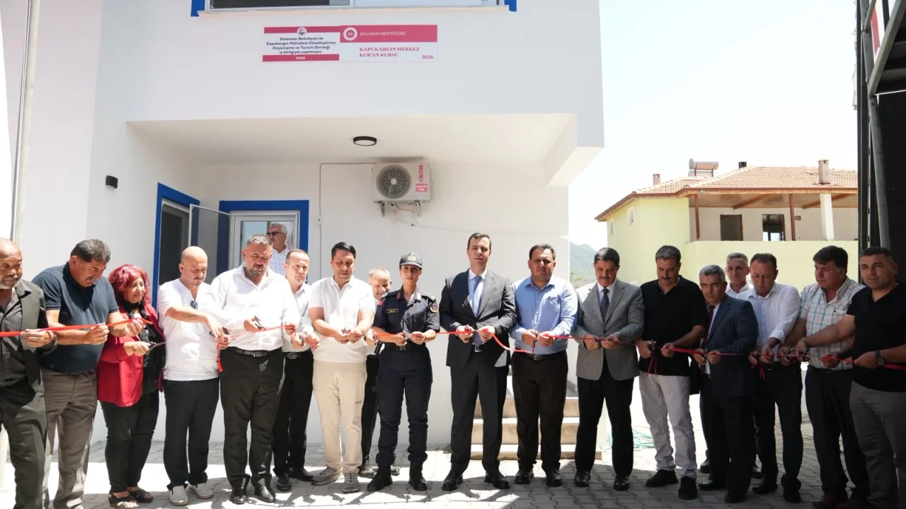Muğla Dalaman’da Kur’an Kursu ve İmam Evi hizmete girdi