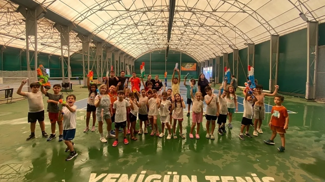 Yenigün Tenis Akademisi’nde Yaz Okulu keyfi