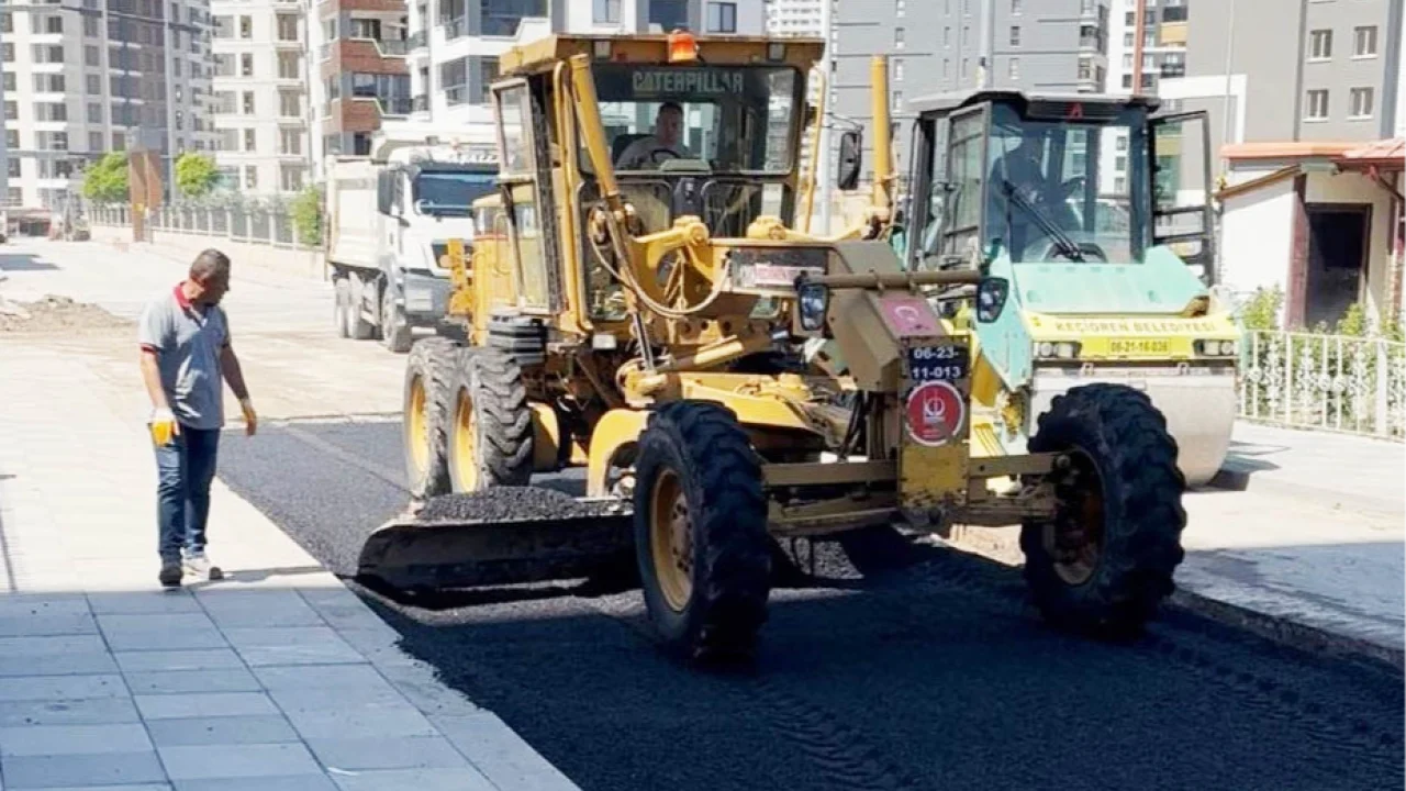 Ankara Keçiören'de Fen İşleri ekipleri sahada