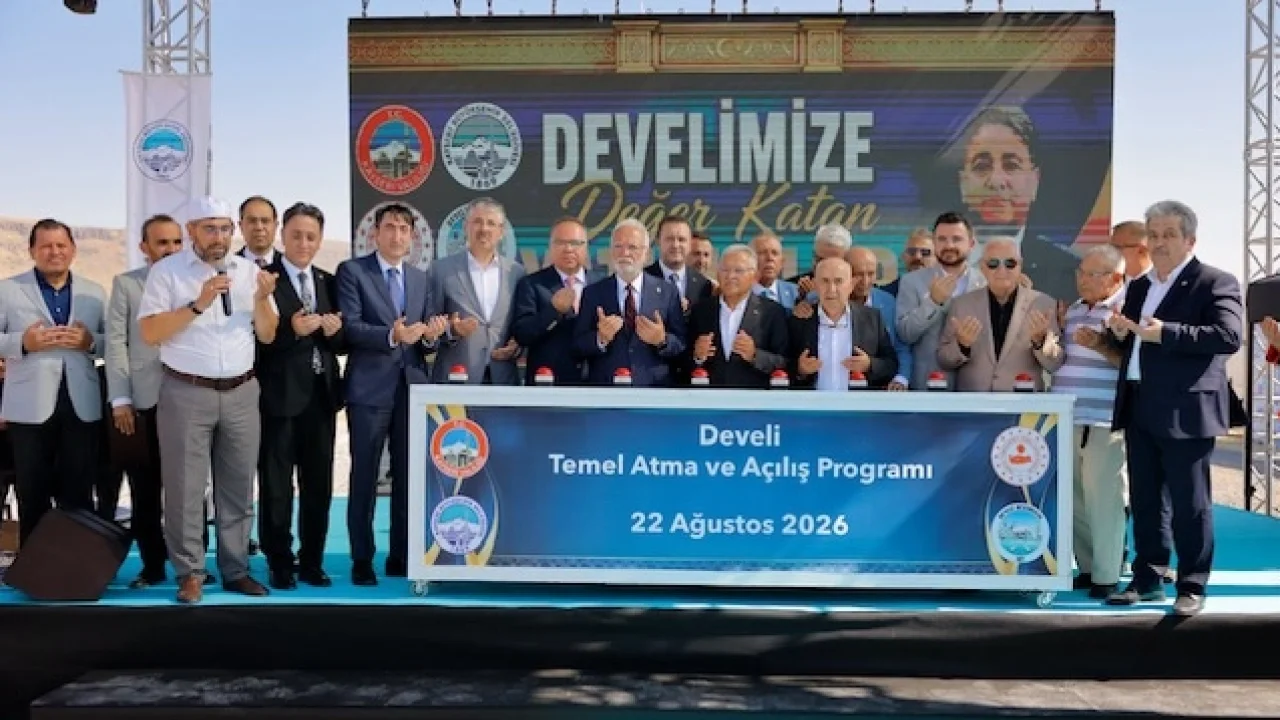 Kayseri Develi'de yeni eserlerin temeli atıldı