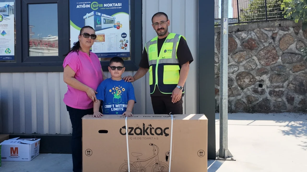 Kocaeli Çayırova’da atıklar hediyeye dönüşüyor
