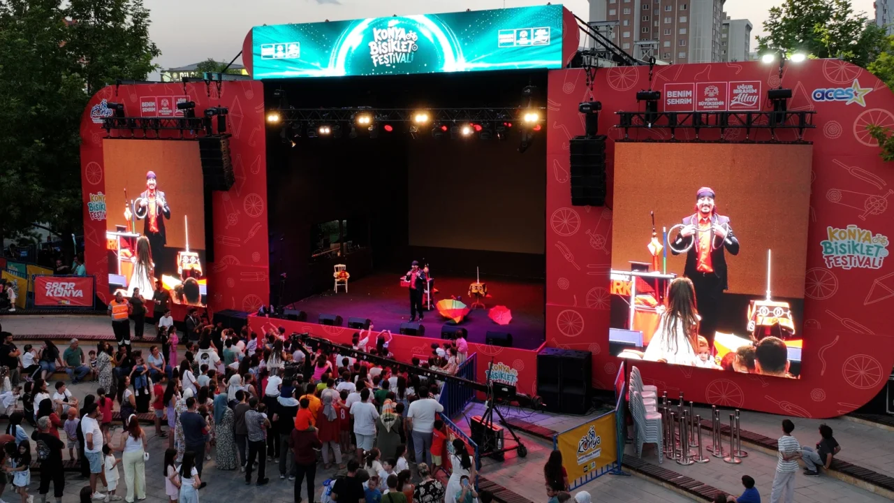 Konya Bisiklet Festivali’nin açılışı coşkuyla gerçekleşti