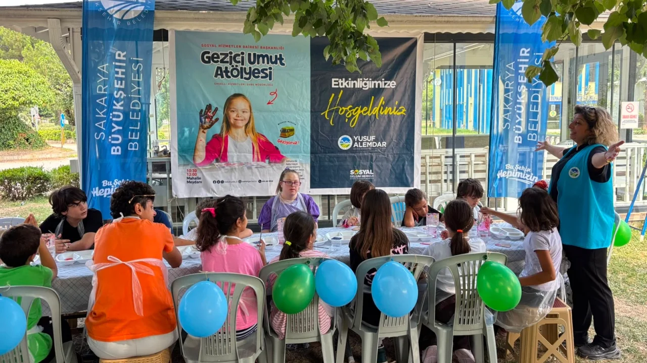 Sakarya'da çocukların umudu gezici atölyelerle yaygınlaşıyor