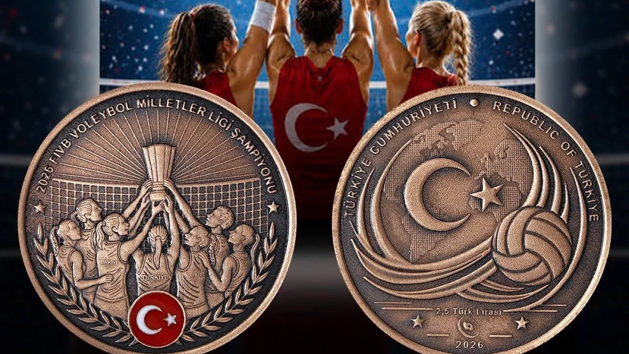 Voleybol Milletler Ligi şampiyonluğu için hatıra para satışa çıkıyor