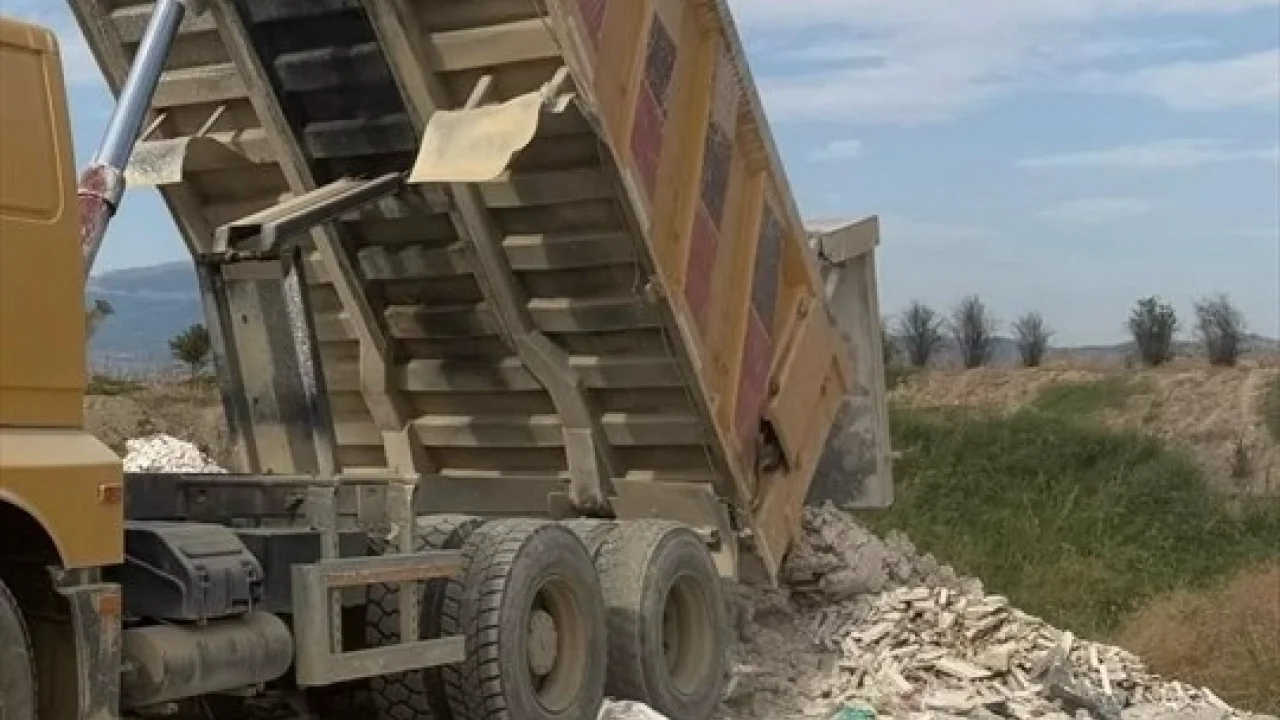 Denizli’de kaçak hafriyat dökümüne geçit yok