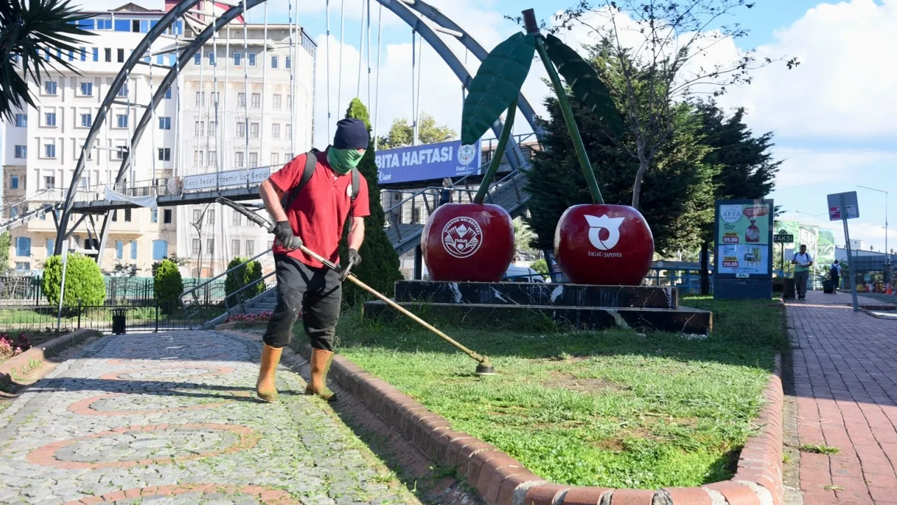 Giresun’da park ve meydanlar yenileniyor
