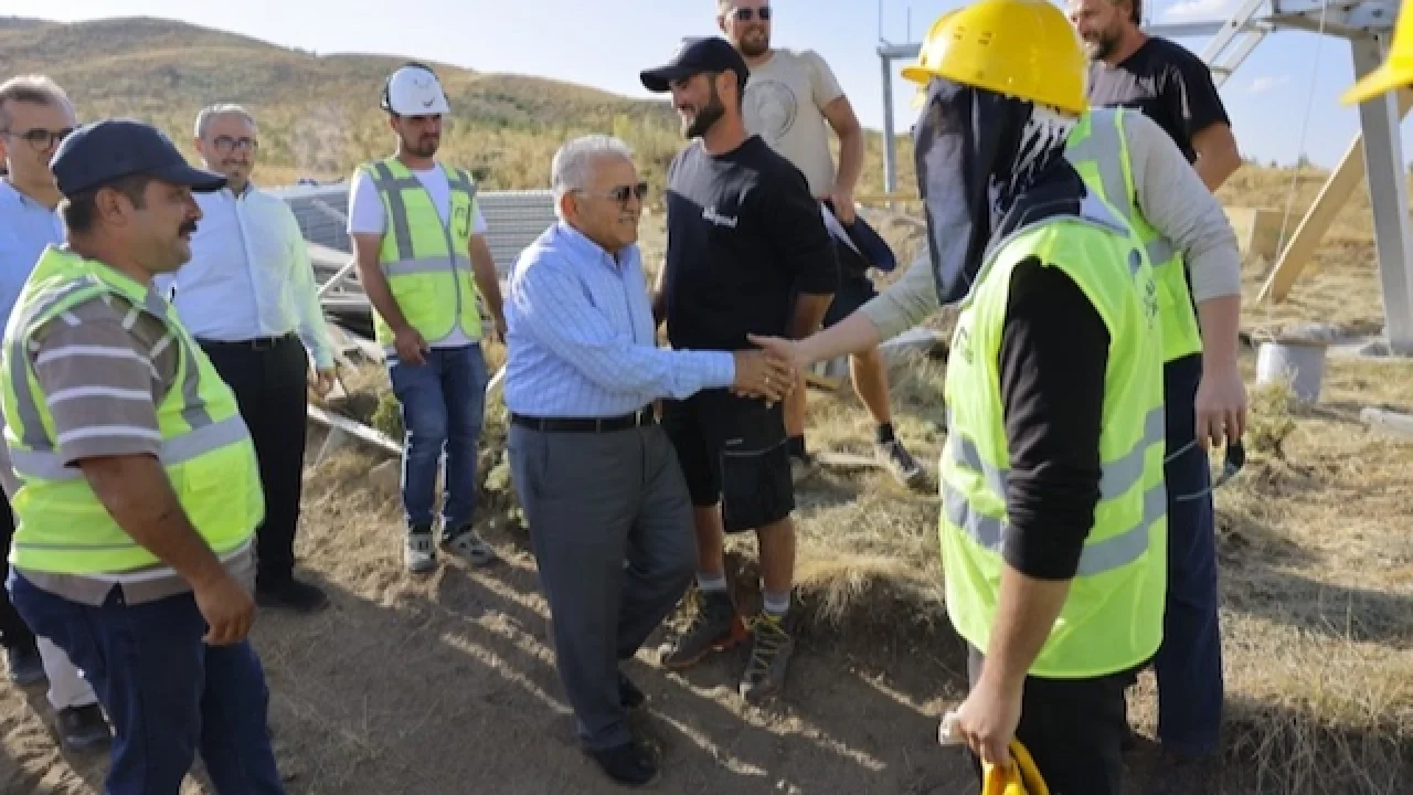 Kayseri Erciyes'de dağ kızağına geri sayım