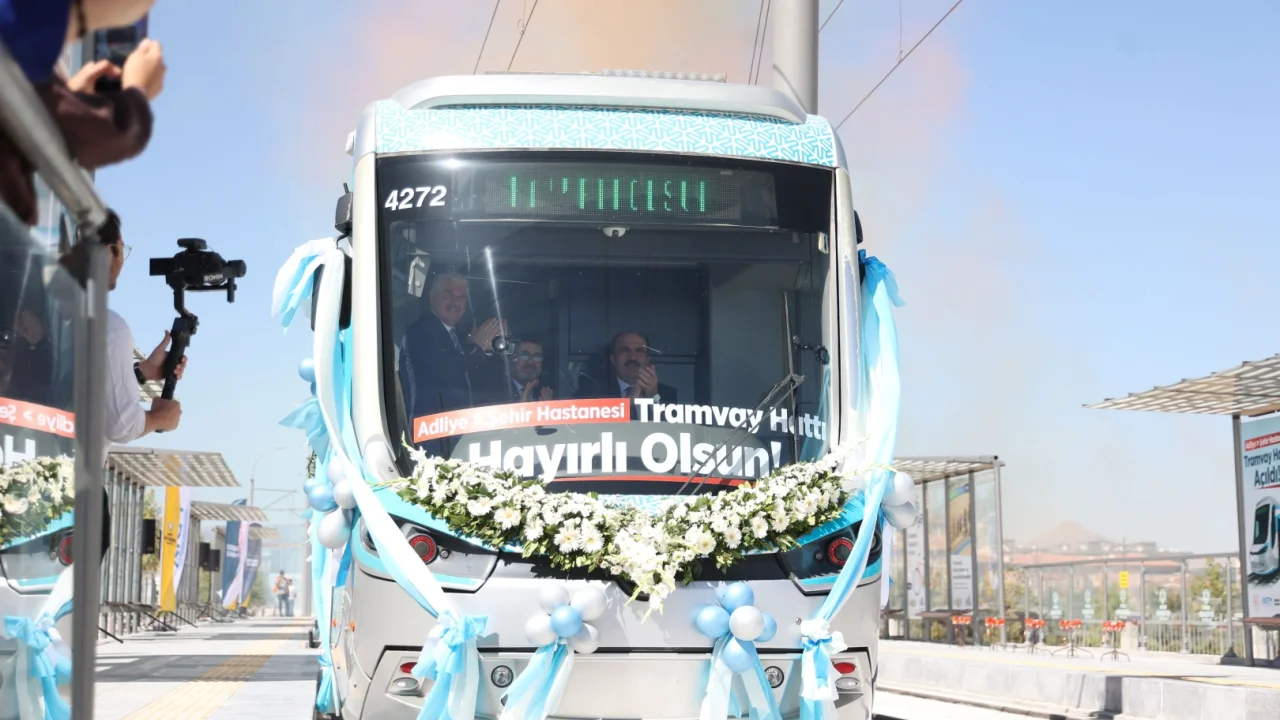 Konya’da Adliye-Şehir Hastanesi Tramvay Hattı açıldı