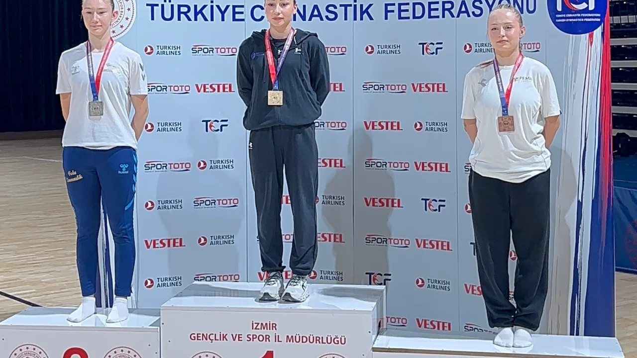 Konya'nın cimnastikteki gururu Liva Nur Yalçın Türkiye Şampiyonu