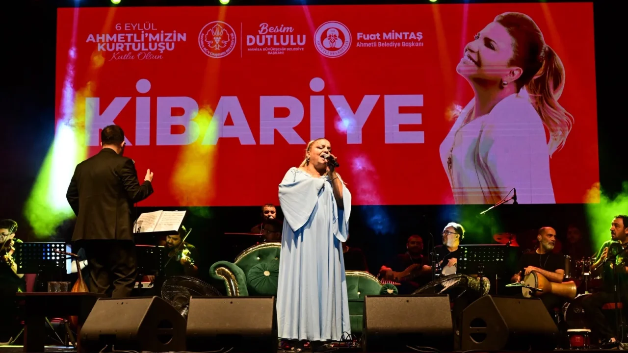 Manisa Ahmetli’de kurtuluşun 104. yılında Kibariye coşkusu