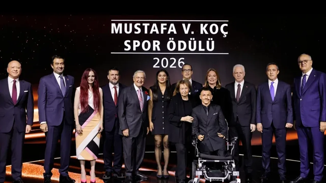 2026 Mustafa V. Koç Spor Ödülü'nün sahibi oldu