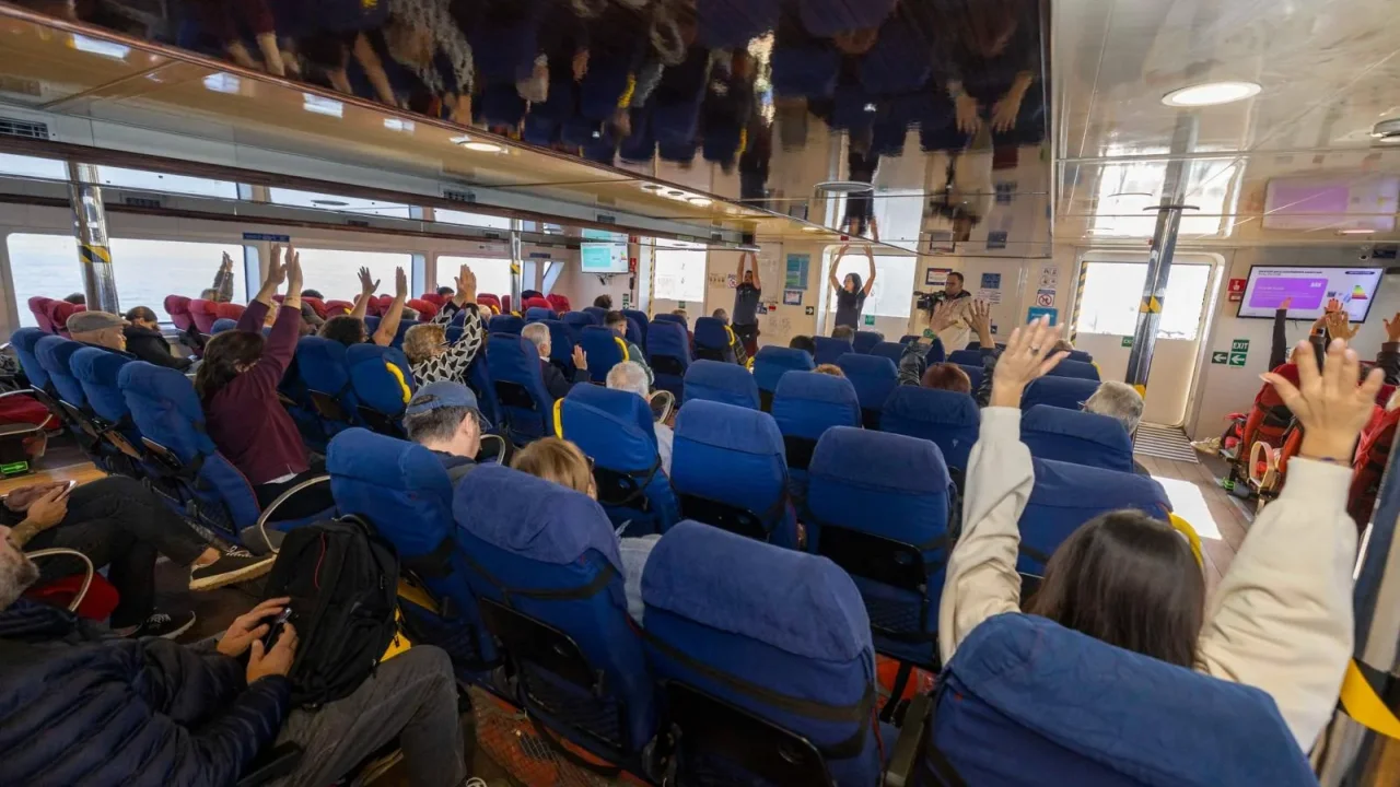 İzmir’de vapur yolcuları güne zinde başlıyor