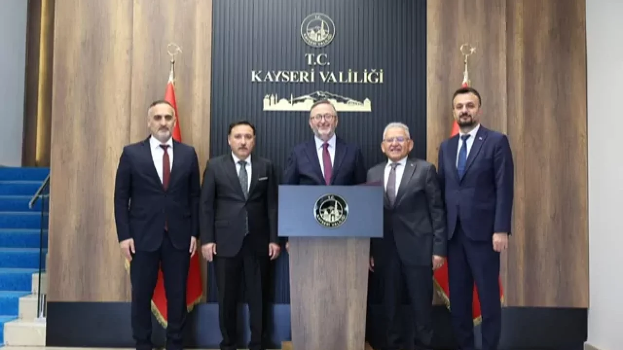 Kültür ve Turizm Bakan Yardımcısı Dr. Coşkun Yılmaz’dan Vali Çiçek’e ziyaret